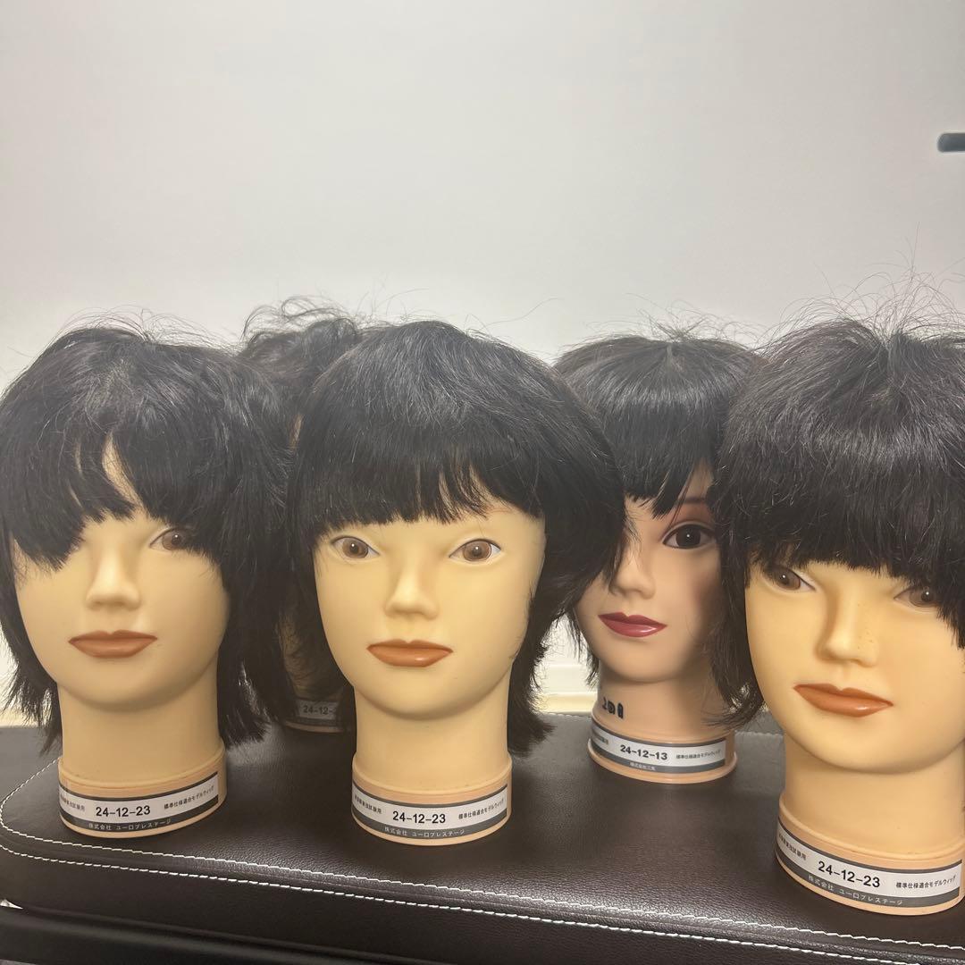 美容師国家試験カットヴィッグ5体セット - メルカリ