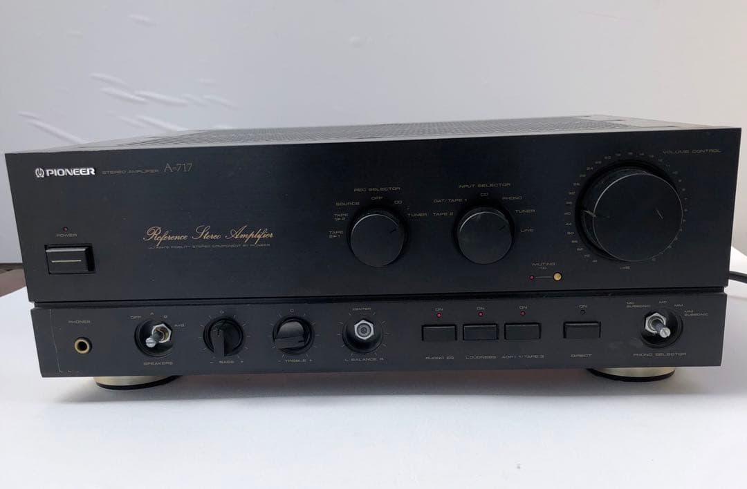 パイオニア A-717 プリメインアンプ通電のみ(D104) Amazon.co.jp: PIONEER パイオニア A-717 ステレオプリメインアンプ