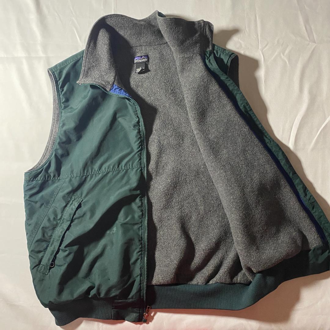 90s USA製 パタゴニア シェルドシンチラ ベスト ハンターグリーン