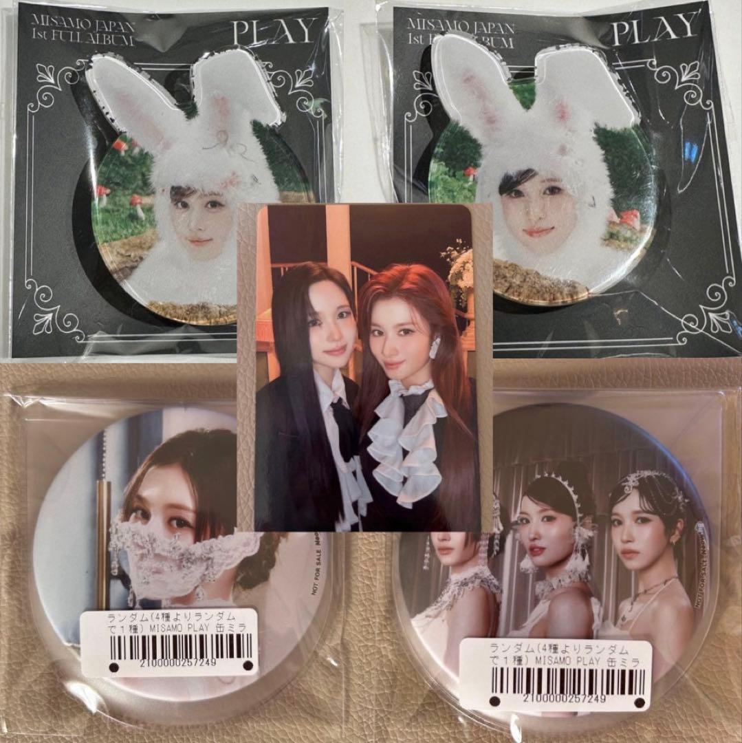 MISAMO ミサモ スマホグリップ ミナ サナ 缶バッチ オール 店舗限定