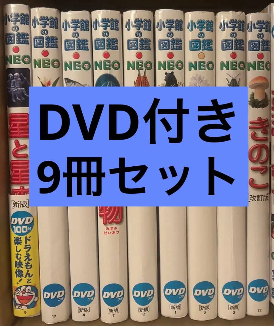 【DVD付き】新版 小学館の図鑑NEO シリーズ9冊セット DVD付 新版 昆虫 (小学館の図鑑 NEO) | 小池 啓一, 小野 展嗣, 町田