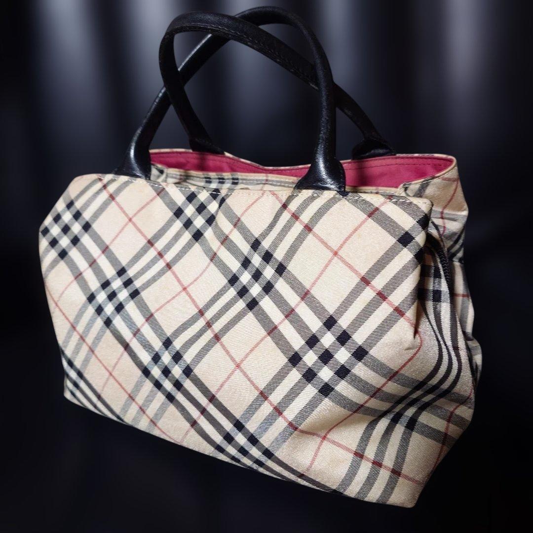 【バーバリー】ハンドバッグ バーバリー ハンドバッグ レディース ミニ TBバケットバッグ ブラック