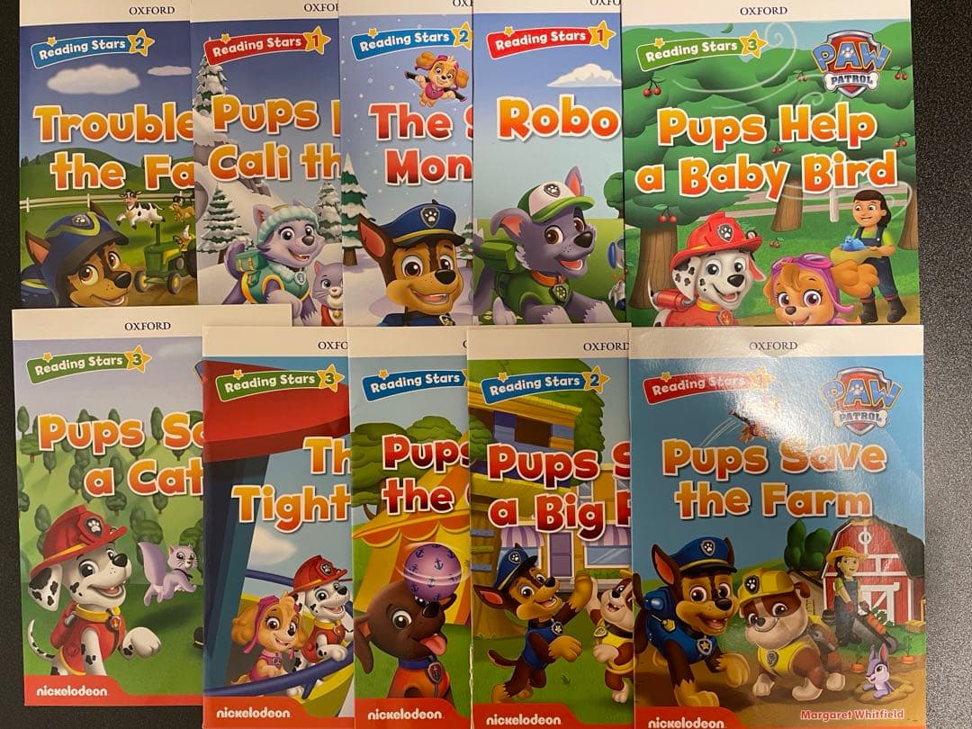 Reading stars paw patrol20冊セット Reading Stars PAW Patrol 20 Book Pack (Levels 1-3) | Oxford