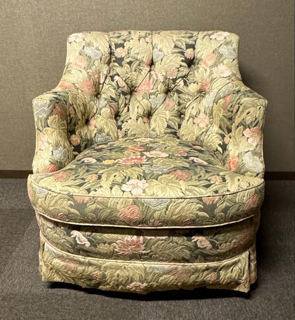 美品 DREXEL ドレクセルヘリテイジ 1人掛けソファ 定価64万 Upholstery シングルソファ｜ドレクセル・ヘリテイジ DREXEL HERITAGE