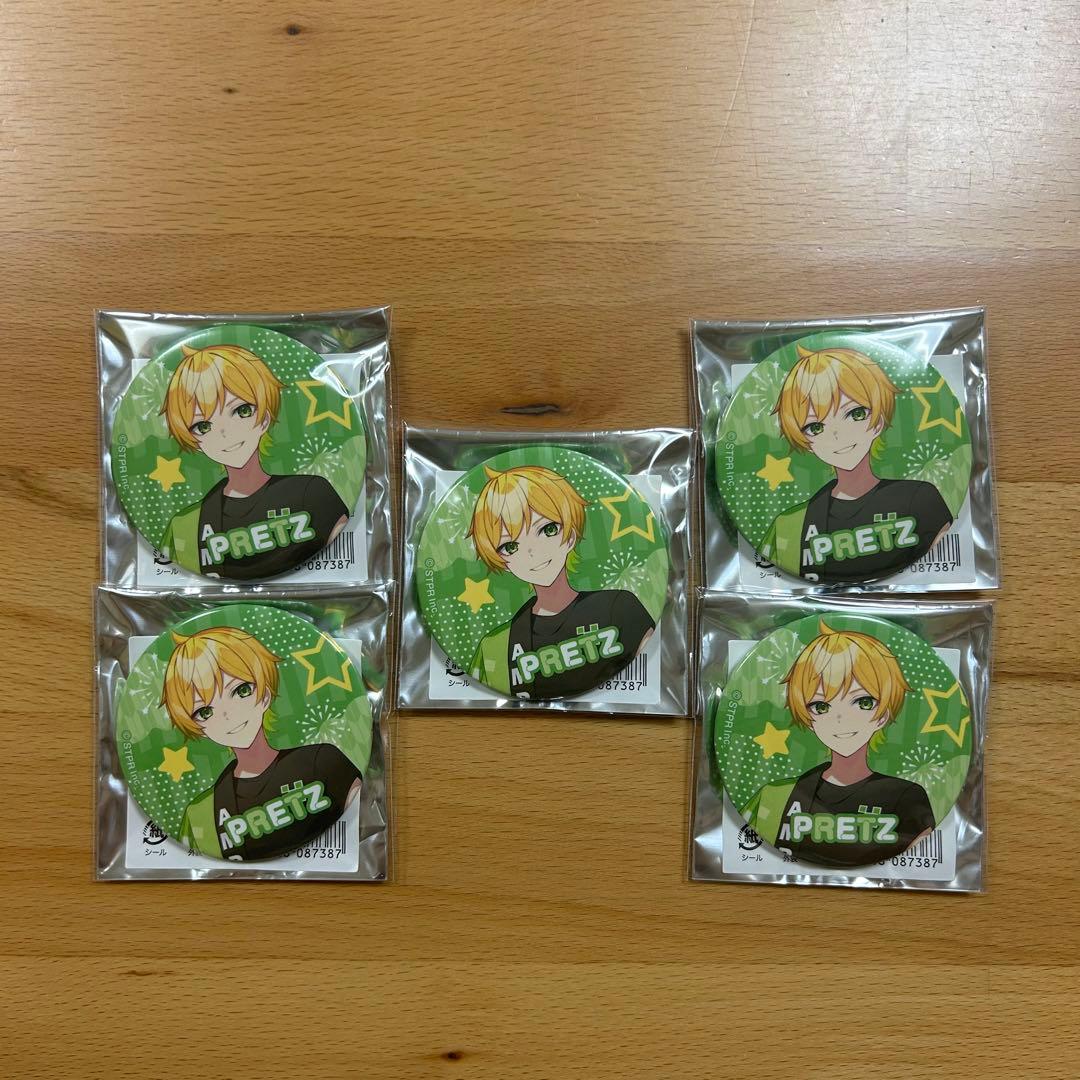 ぷりっつ 夏ビジュ 法被ビジュ 缶バッジ - メルカリ