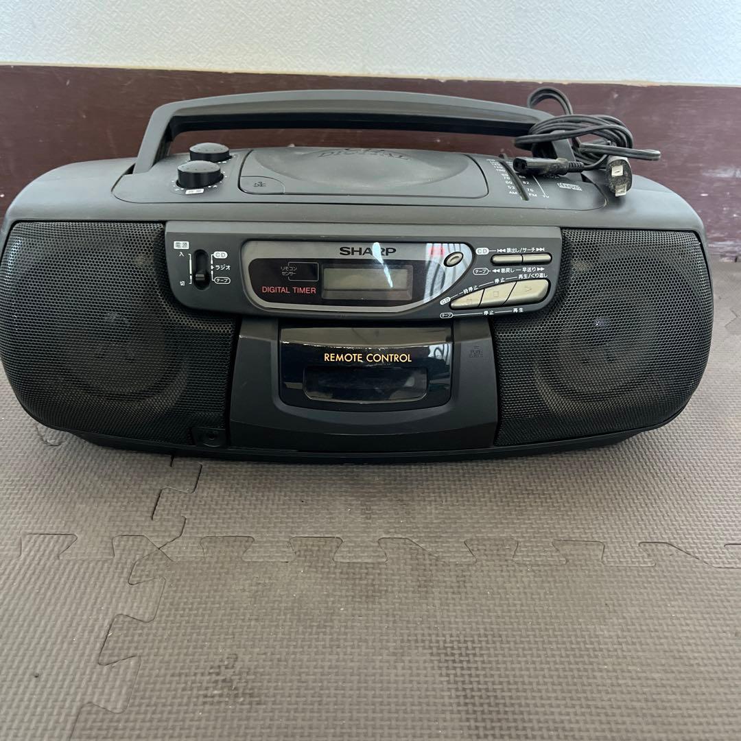 SHARP CDラジカセ QT-K3 - メルカリ
