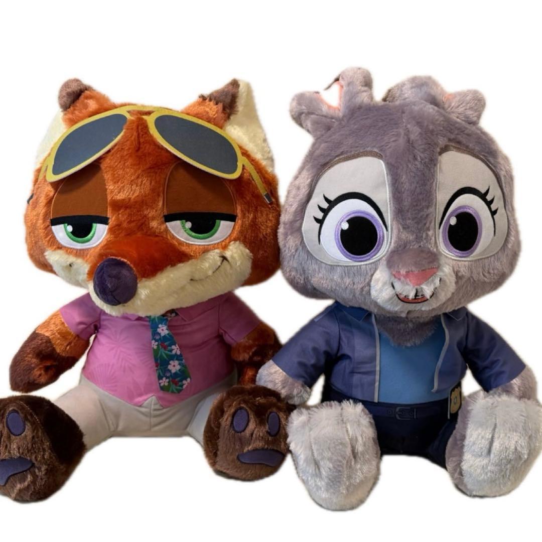 ズートピア2 スーパーラージぬいぐるみニック・ワイルド ジュディ