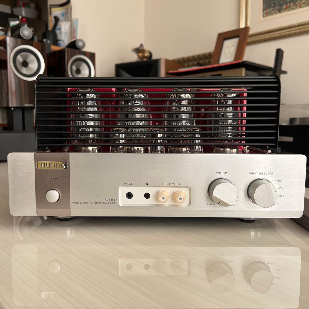 TRIODO TRV-88SER（KT88AB級プッシュプルプリメインアンプ） ☆TRIODE 真空管プリメインアンプ TRV-88SER - コイズミ無線有限会社