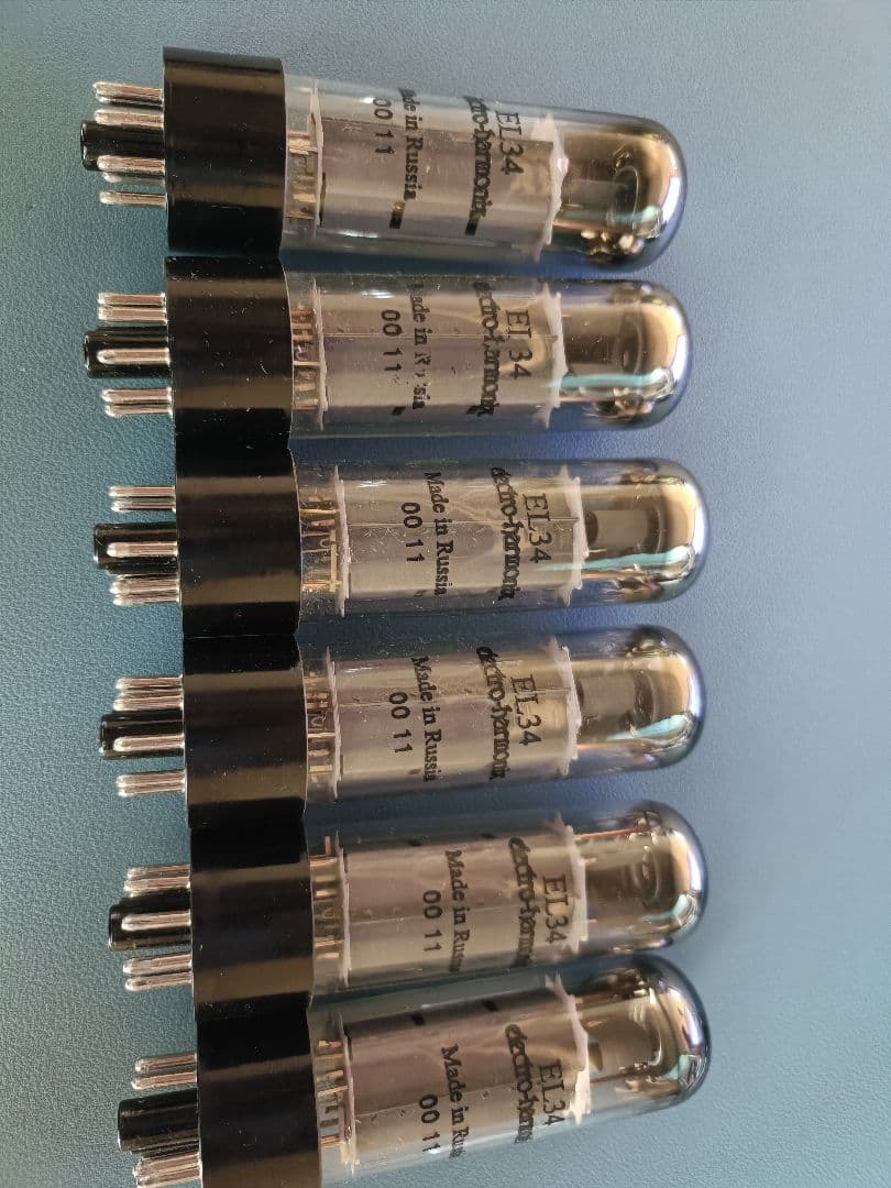 モ*ん様 EL34 真空管 6本セット Made in Russia Mullard EL34(MP) 出力管 | 高音質 - コイズミ無線有限会社