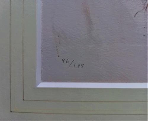 伊藤清永 「裸婦」 リトグラフ作品　エディションナンバー96/175 真作