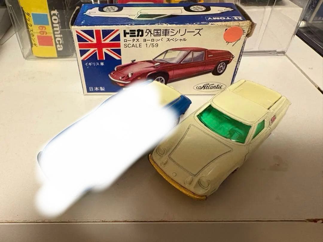 トミカ ロータスヨーロッパスペシャル 日本製 青箱シリーズ 白箱付き
