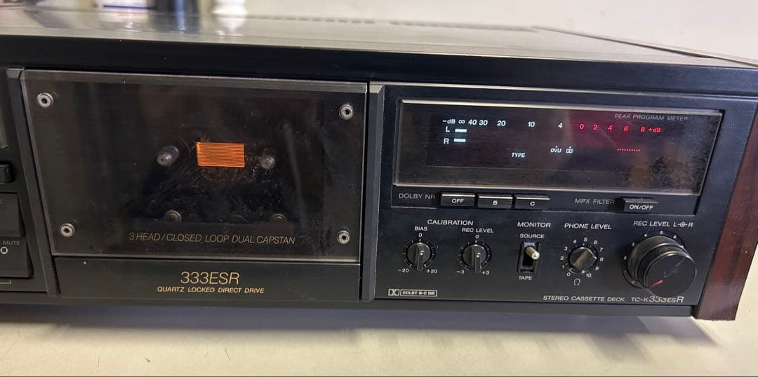 SONY TC-K333ESR カセットデッキESシリーズ 通電確認済みジャンク