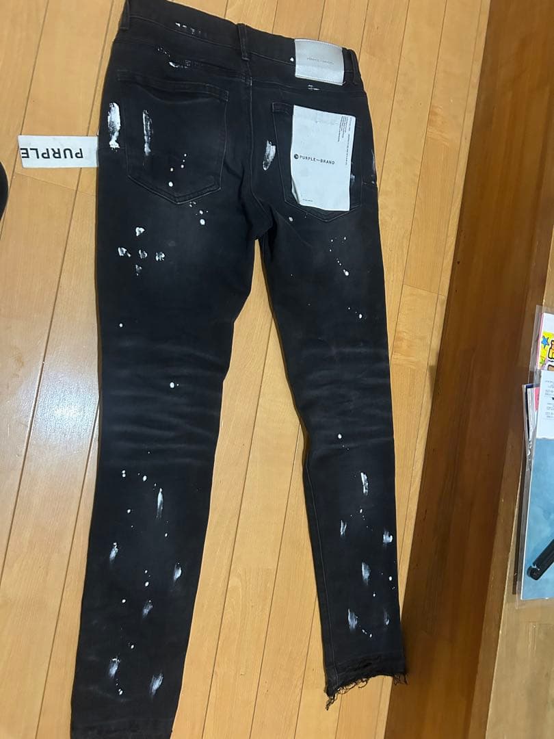 purple brand ブラックダメージ 28 - メルカリ