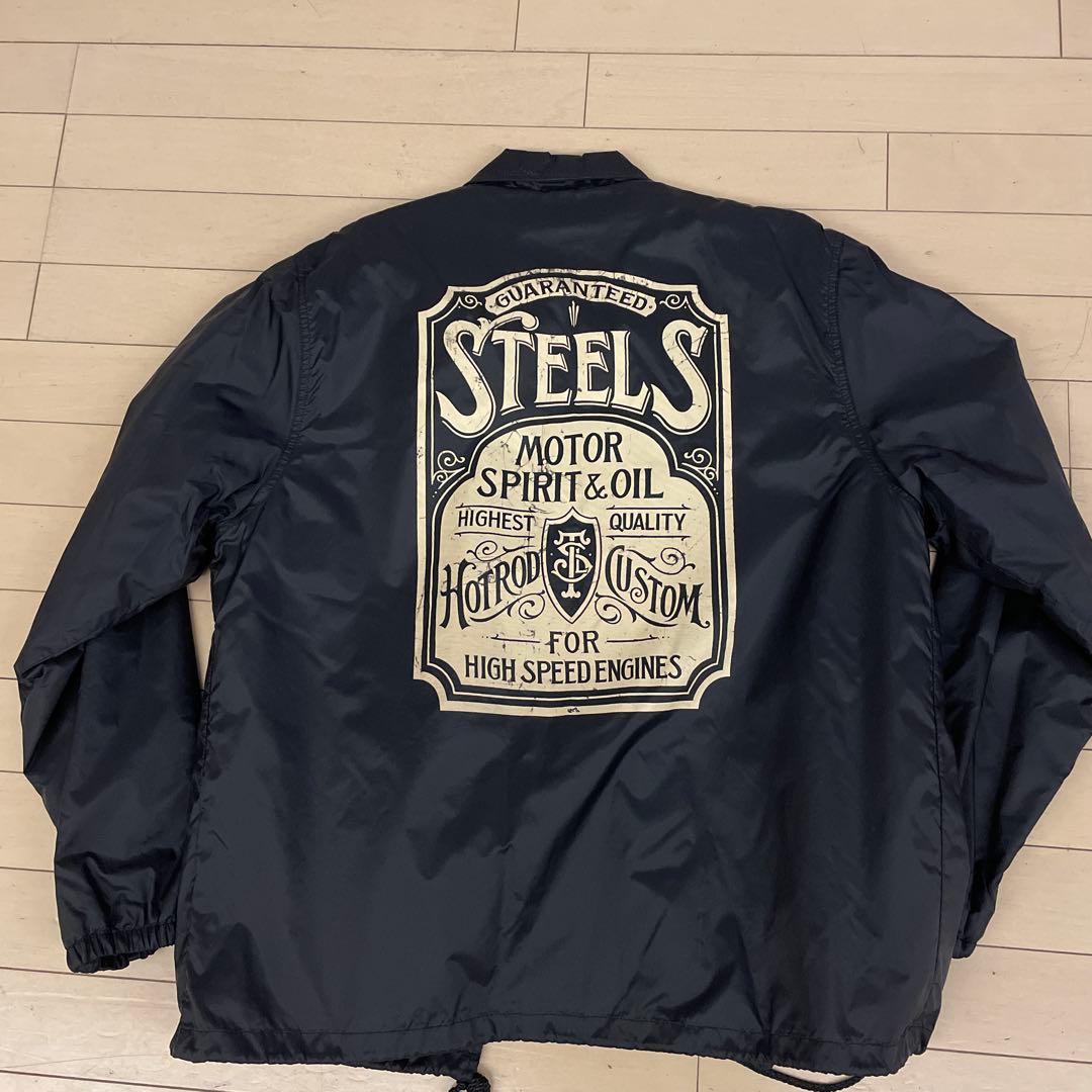 STEEL HOTRODWEAR 裏ボア ナイロン コーチジャケット - メルカリ