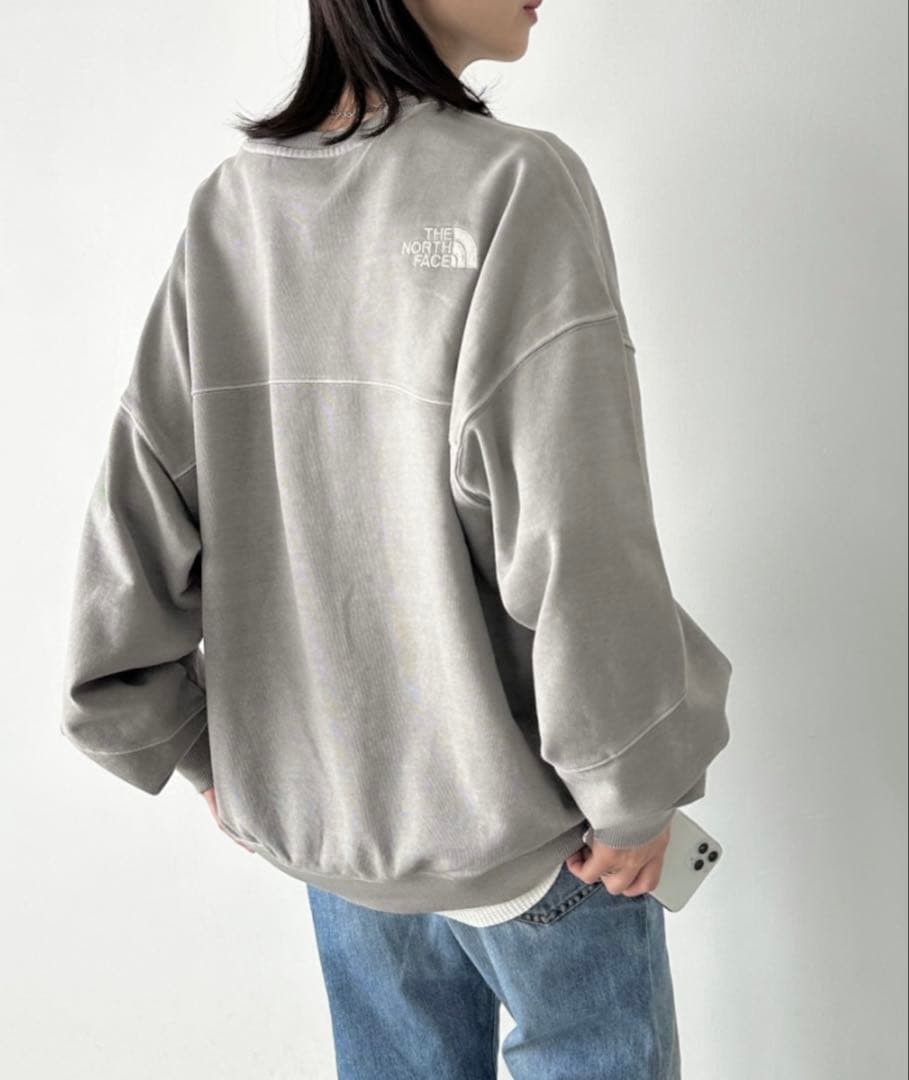 国内未発売）ノースフェイス ヴィンテージ 加工 ロゴ刺繍 オーバー
