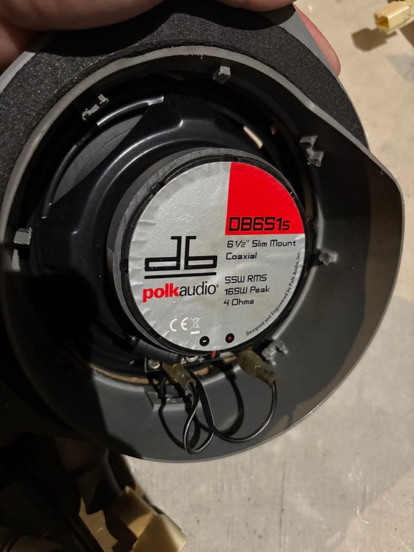 ポークオーディオPolk Audio DB651s 6.5インチ 2個セット Polk Audio db651s 6-1/2