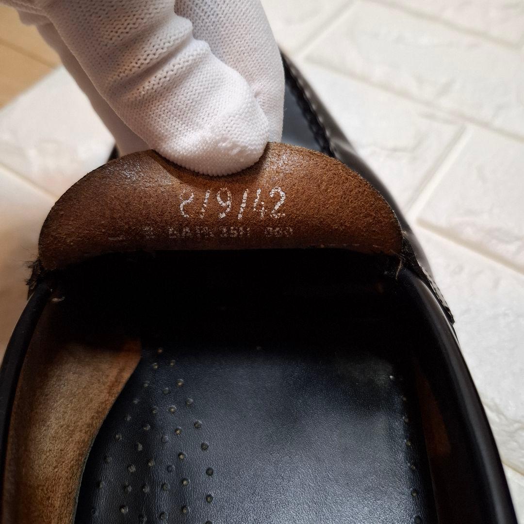 【美品】G.H.BASS weejuns 黒 レザー 　ローファー