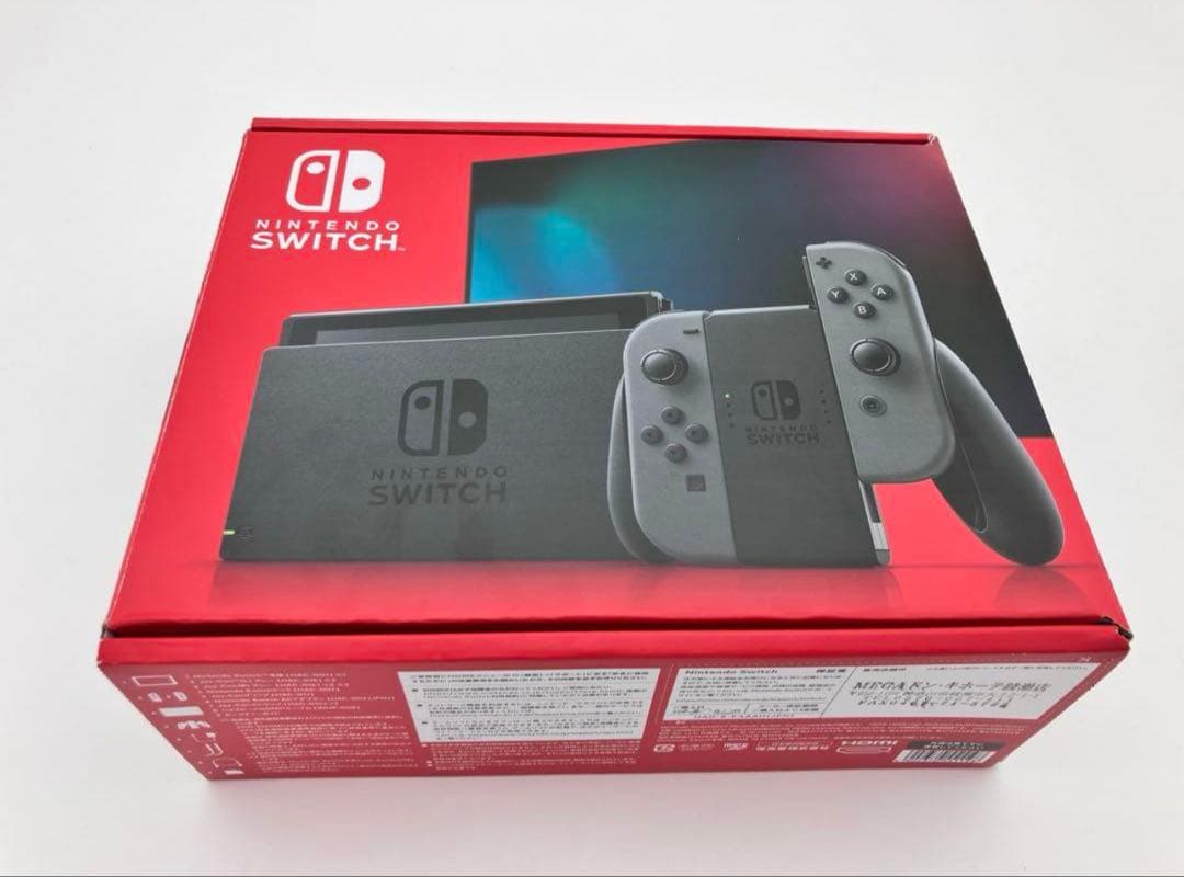Nintendo Switch 本体 グレー 完全セット　カバー付き 任天堂 Nintendo Switch グレー 新モデル Nintendo Switch Nintendo