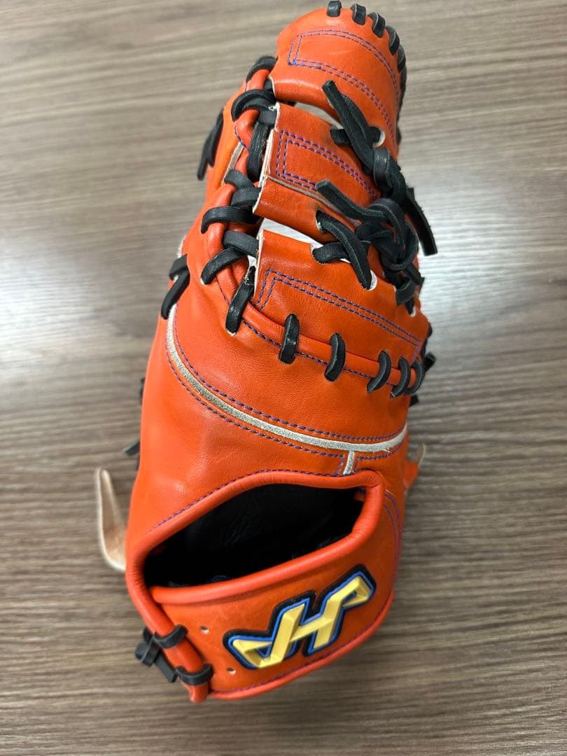 オレンジ レザー 軟式グローブ JH 楽天市場】【メール便OK 4双まで】作業用手袋 薄手 人工皮革 耐摩耗