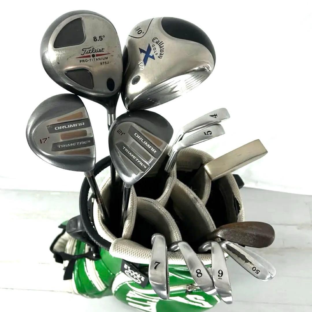 本格派 メンズゴルフクラブ 12本 フルセット お試しセット ゴルフ