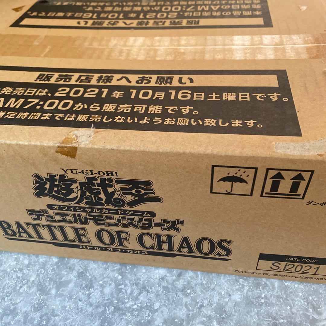 遊戯王OCG バトル・オブ・カオス　カートン 遊戯王OCG デュエルモンスターズ BATTLE OF CHAOS BOX(初回生産限定版
