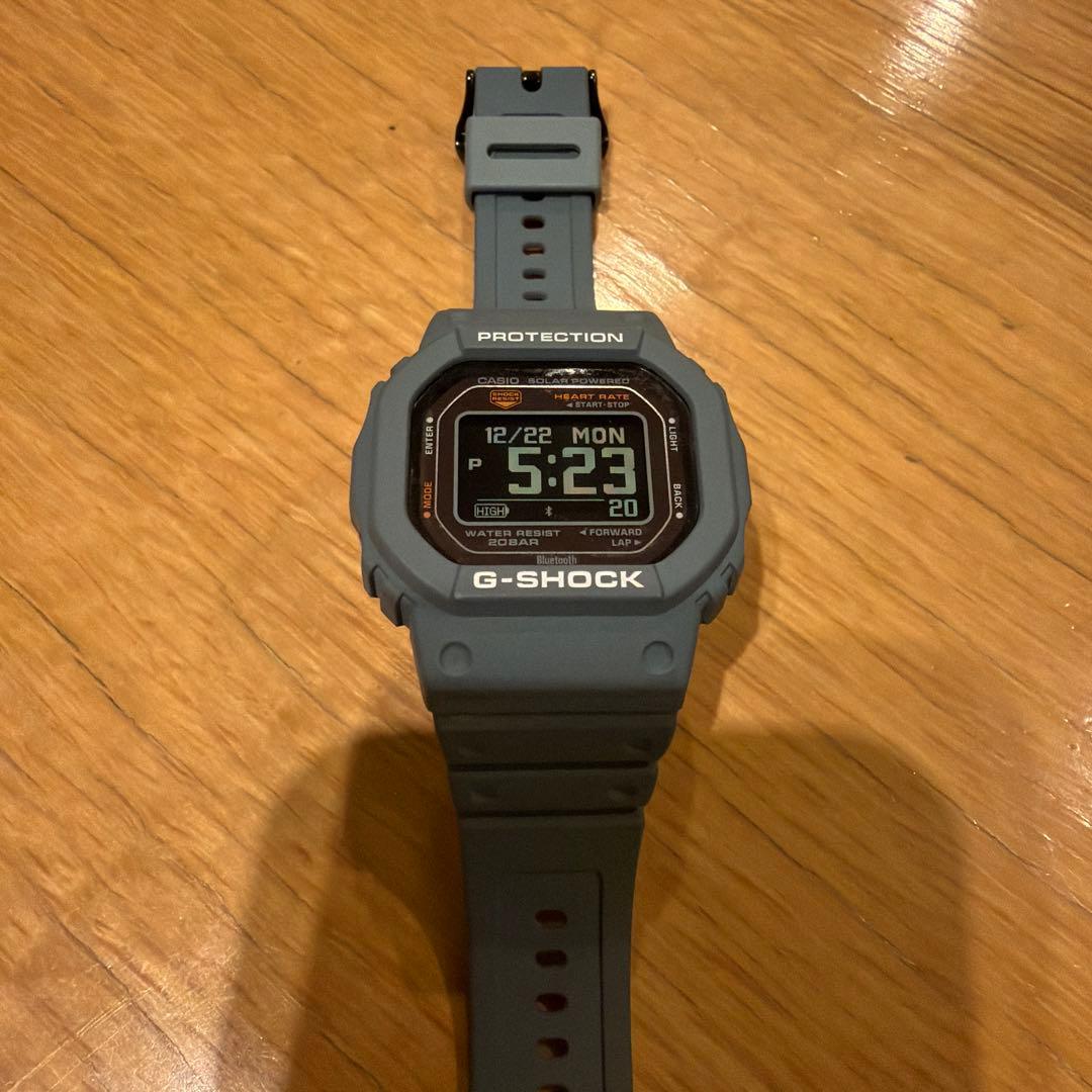 美品 G-SHOCK GW-H5600-2JR ペールブルー DW-H5600-2JR G-SQUAD｜ジーショック – アイアイイスズ