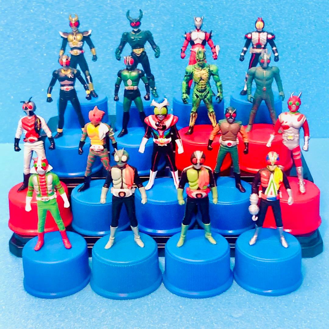 非売品】仮面ライダーボトルキャップフィギュア20体セット - メルカリ