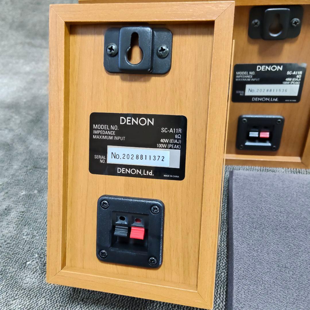 DENON デノン 5.1ch サラウンドスピーカーシステム 取説あり