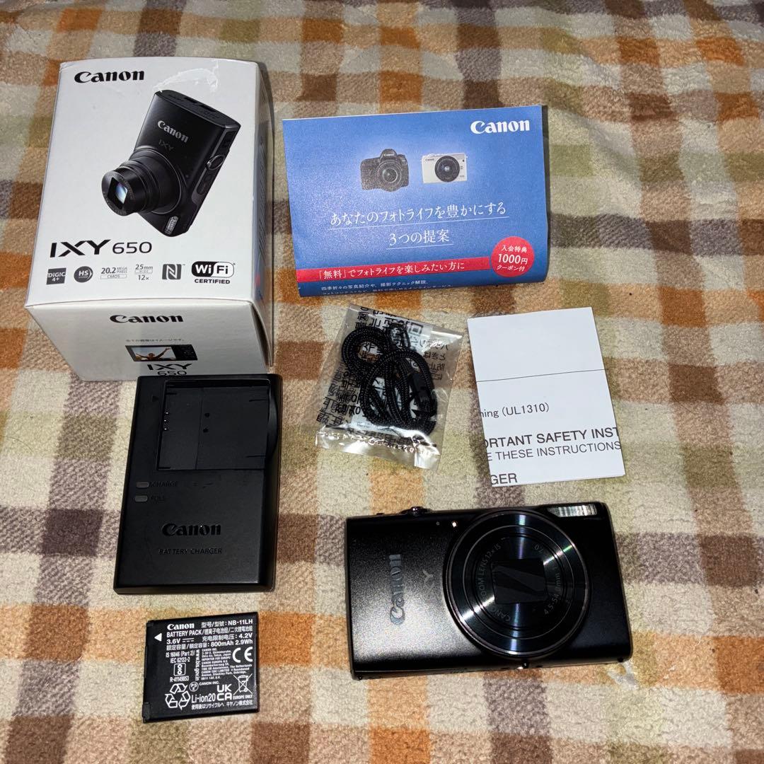 Canon IXY 650 コンパクトデジタルカメラ　ブラック 0ft4537itd8yr16srxd2tqta7bhs?