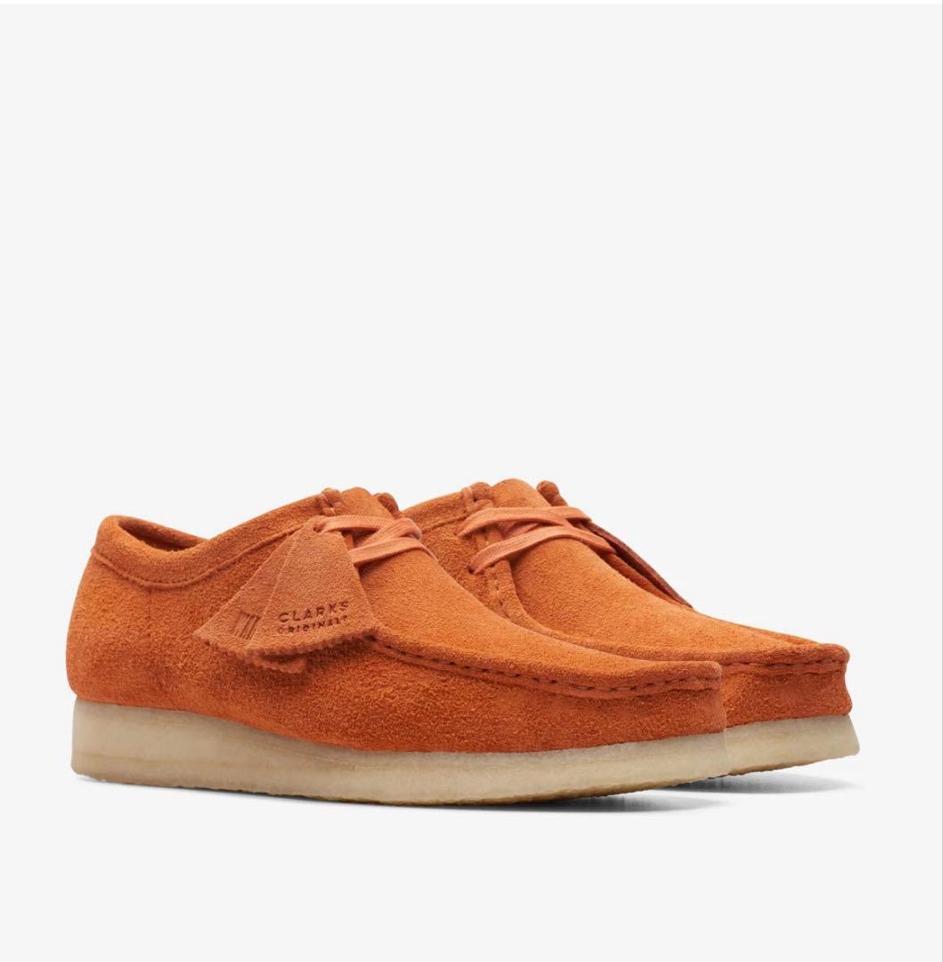 靴 Clarks Wallabee Burnt Orange 25.5cm