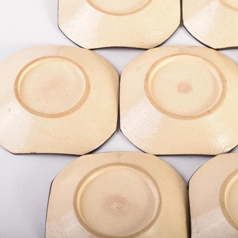 和食器 渦巻文 八角皿 八客 時代箱 C 7941