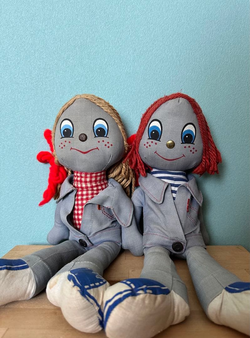 Levi's Denim Rag Dolls, リーバイスビンテージドール - メルカリ