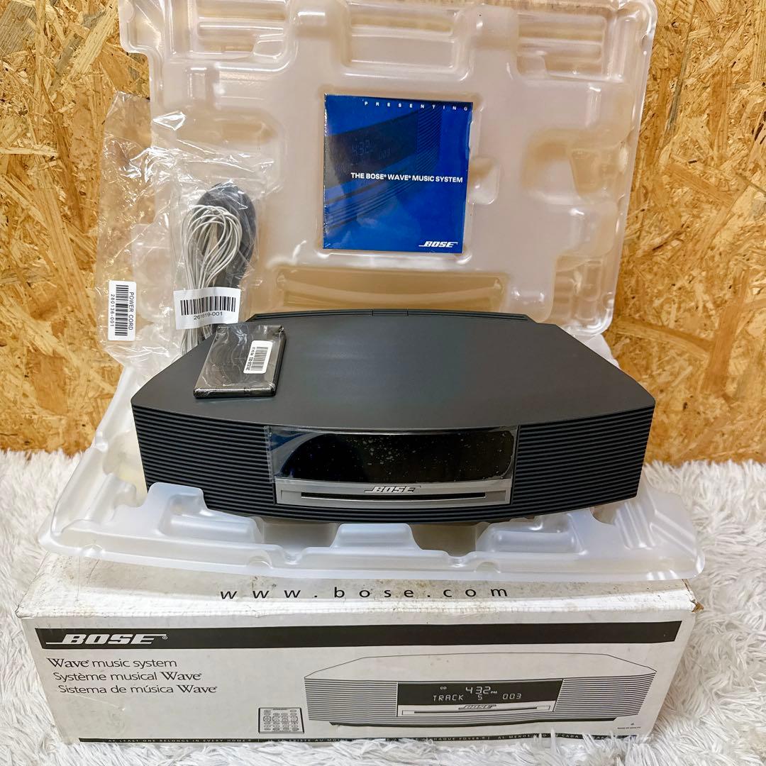 極美品！Bose Wave music system 外箱付き リモコン未開封 Bose Wave Music System (Graphite Gray) - CD MP3 Player AM/FM w