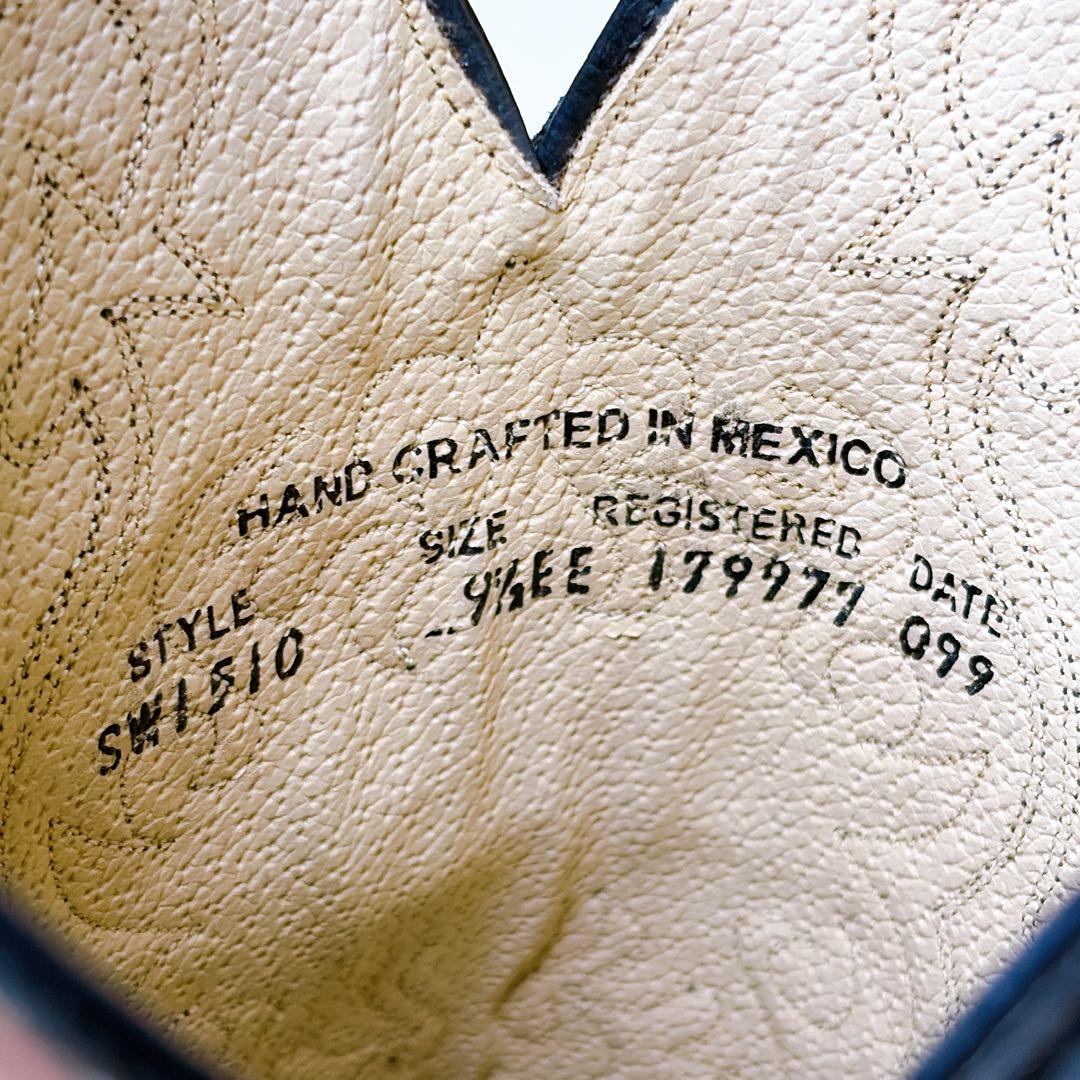 DURANGO　ウエスタンブーツ　黒　ヴィンテージ　27.5cm クロコ