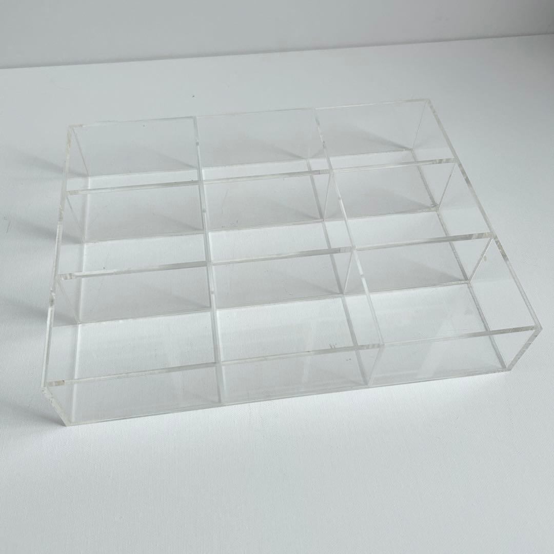 無印良品】3×3 アクリルコレクションボックス/アクリルケース - メルカリ
