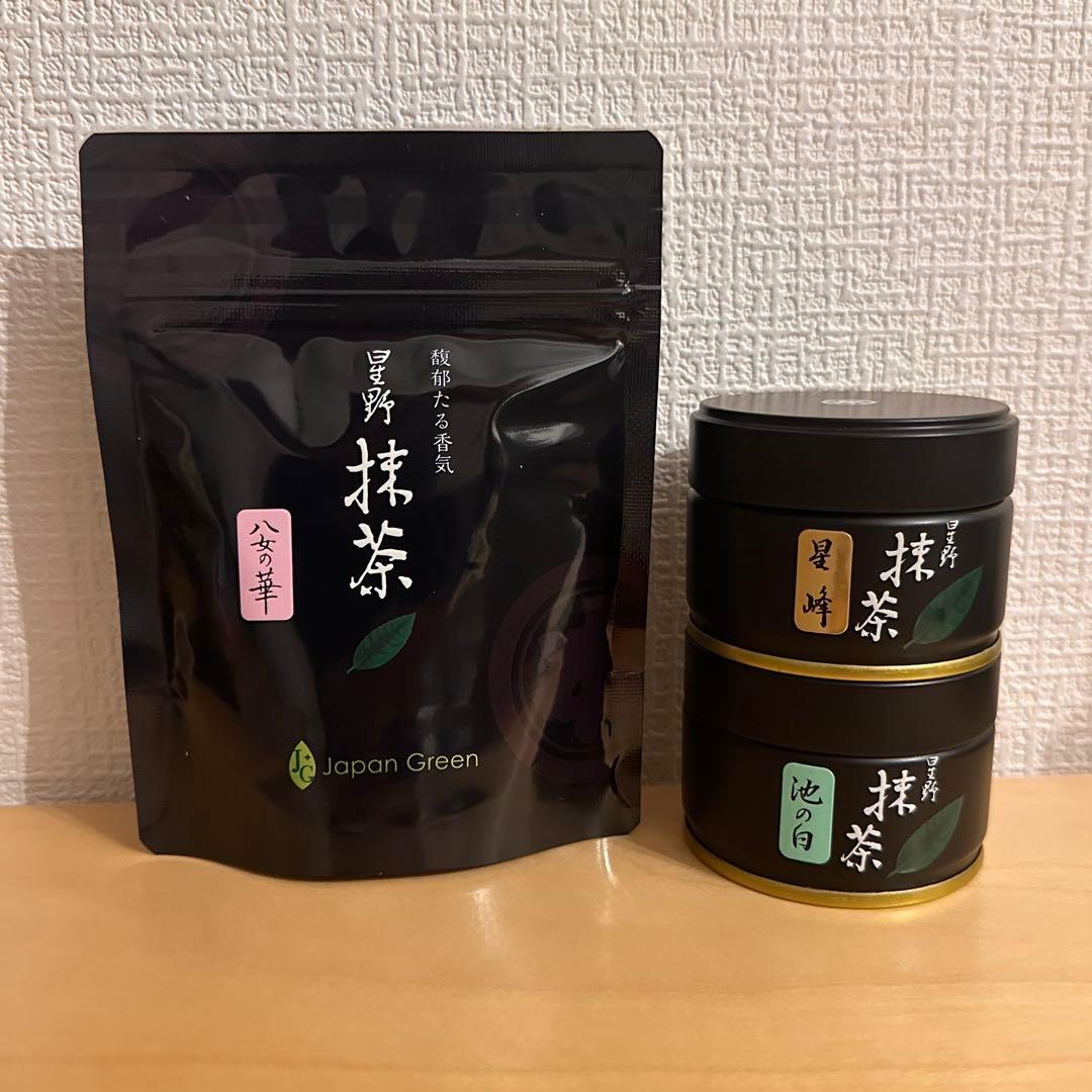 八女　抹茶 星野製茶園　池の白　八女の華　星峰　新茶　Matcha 池の白 八女抹茶 星野製茶 薄茶 ikenoshiro｜八女茶・深蒸し茶・玉露