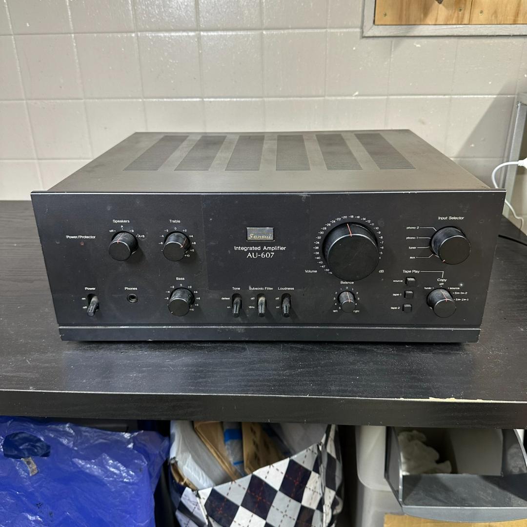 SANSUI 山水電気 サンスイ AU-607 ステレオプリメインアンプ Amazon.co.jp: SANSUI 山水電気 サンスイ AU-607 ステレオプリメイン