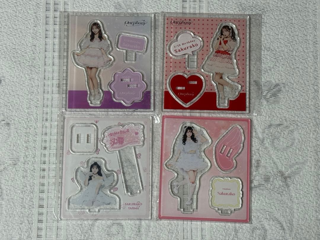Onephony アクスタ4個セット 田島櫻子 Onephony 田島櫻子 アクリルスタンド アクスタ ピンク衣装 - メルカリ