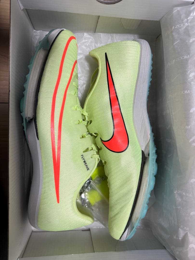 Nike Zoom スパイクシューズ ライムグリーン/オレンジ 28.0cm