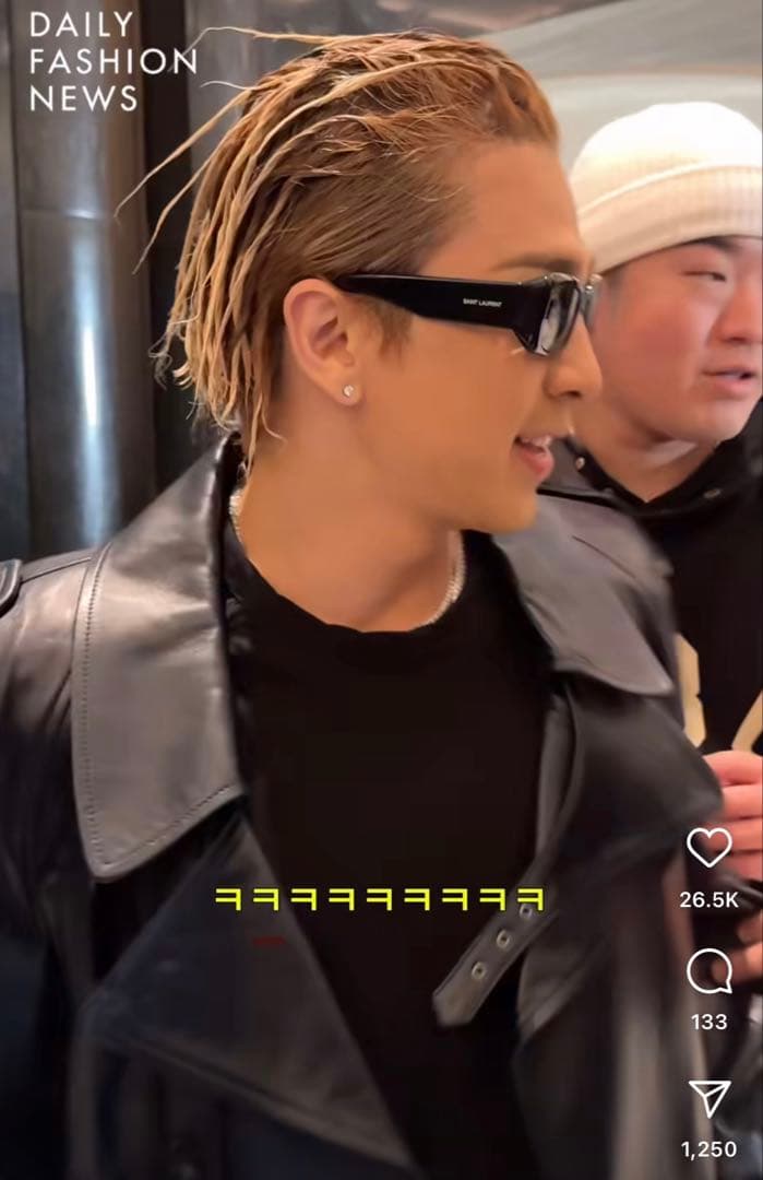 Taeyang愛用サングラス YSL SL809 001 サンローラン Taeyang愛用サングラス YSL SL809 001 サンローラン - メルカリ