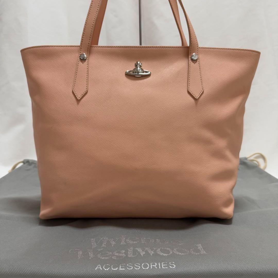 【美品】ヴィヴィアンウエストウッド トートバッグ レザー オーブ ピンク A4可 Yahoo!オークション -「ヴィヴィアン バッグ ピンク」の落札相場・落札価格