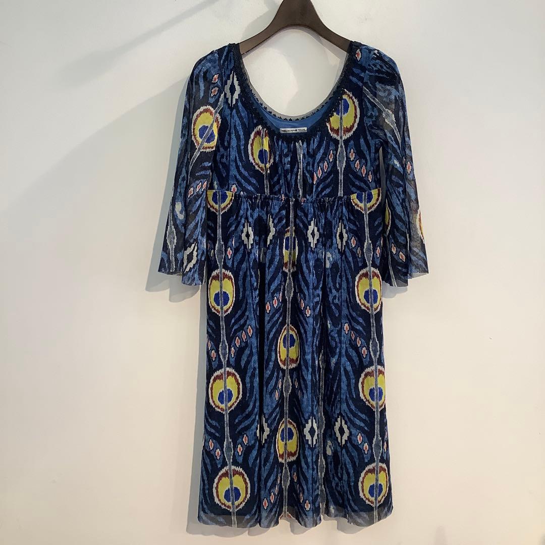 VIVIENNE TAM ヴィヴィアンタム 総柄チュニックワンピース サイズ0