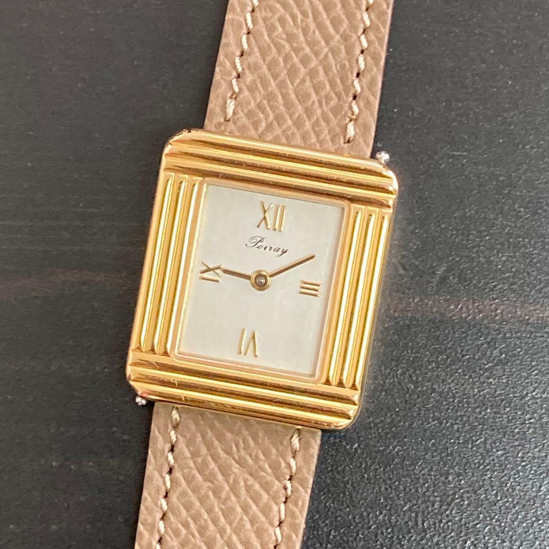 ポアレ POIRAY マ・プルミエ コンビカラー電池交換済み レディース