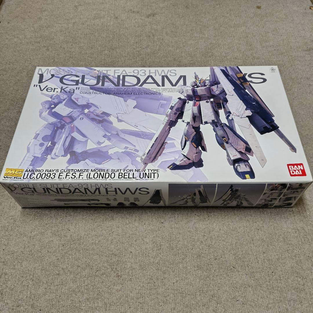 未組立品 MG 1/100 νガンダム HWS Ver.Ka MG 1/100 νガンダム HWS Ver．Ka 【再販】【2次：2019