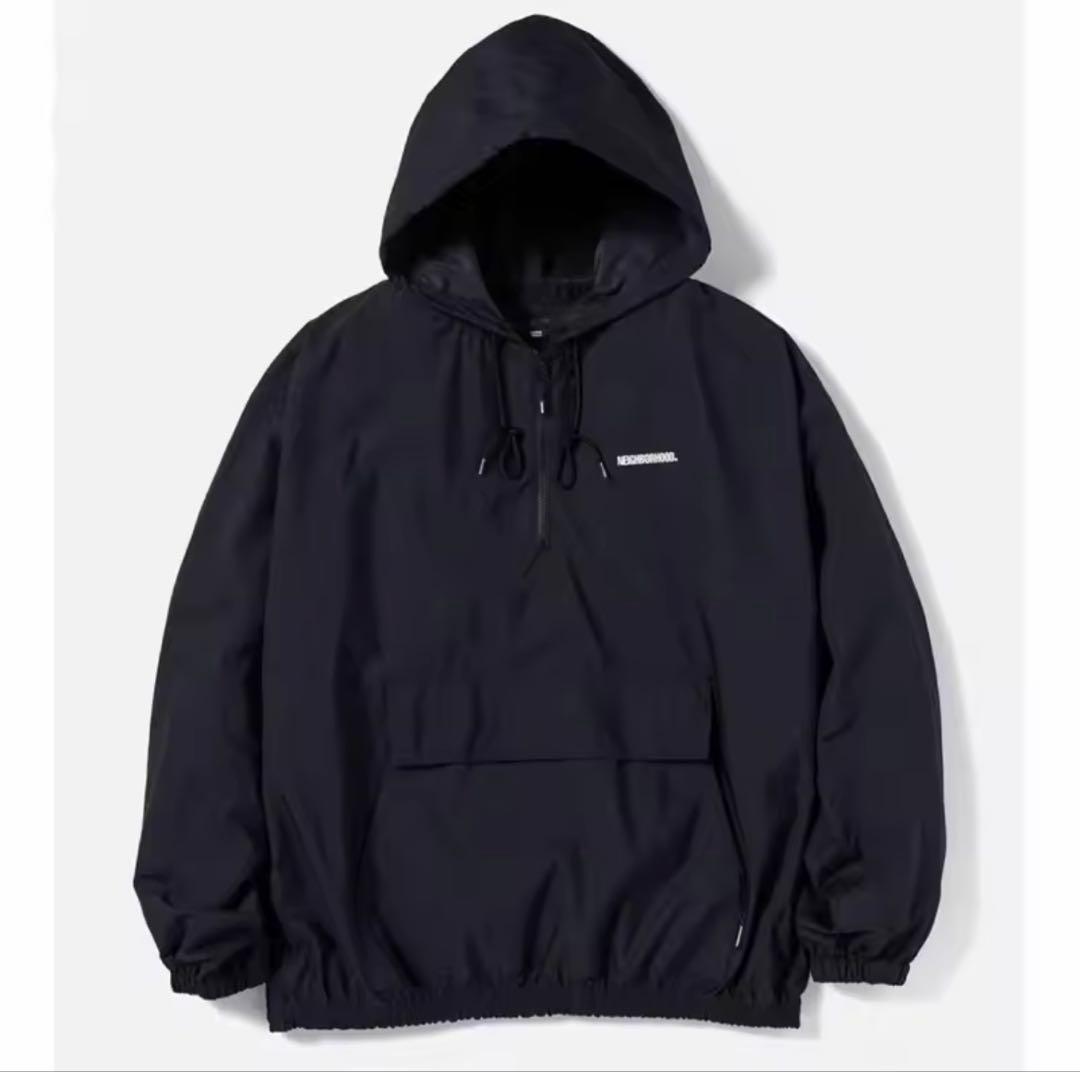 NEIGHBORHOOD ネイバーフッドナイロンアノラックパーカー Sサイズ 黒