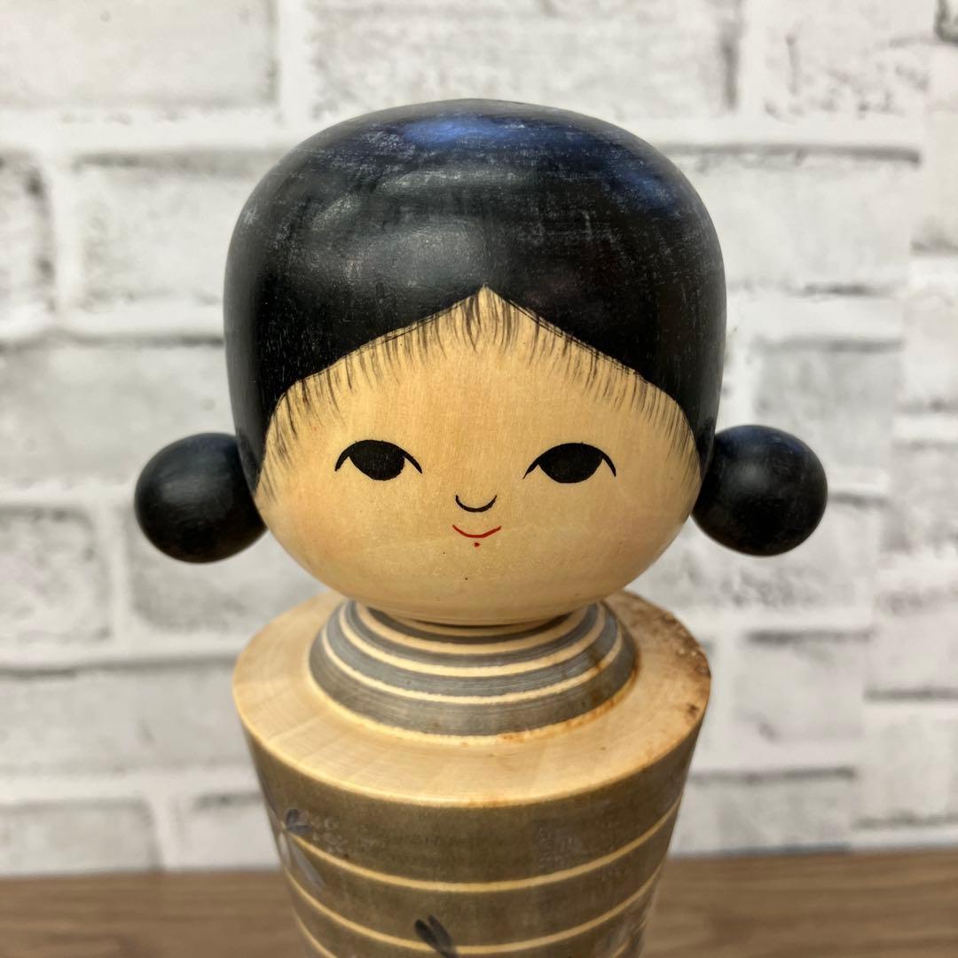 A-壁 伝統こけし 佐々木久美子作 2点セット 近代こけし 郷土玩具 民芸