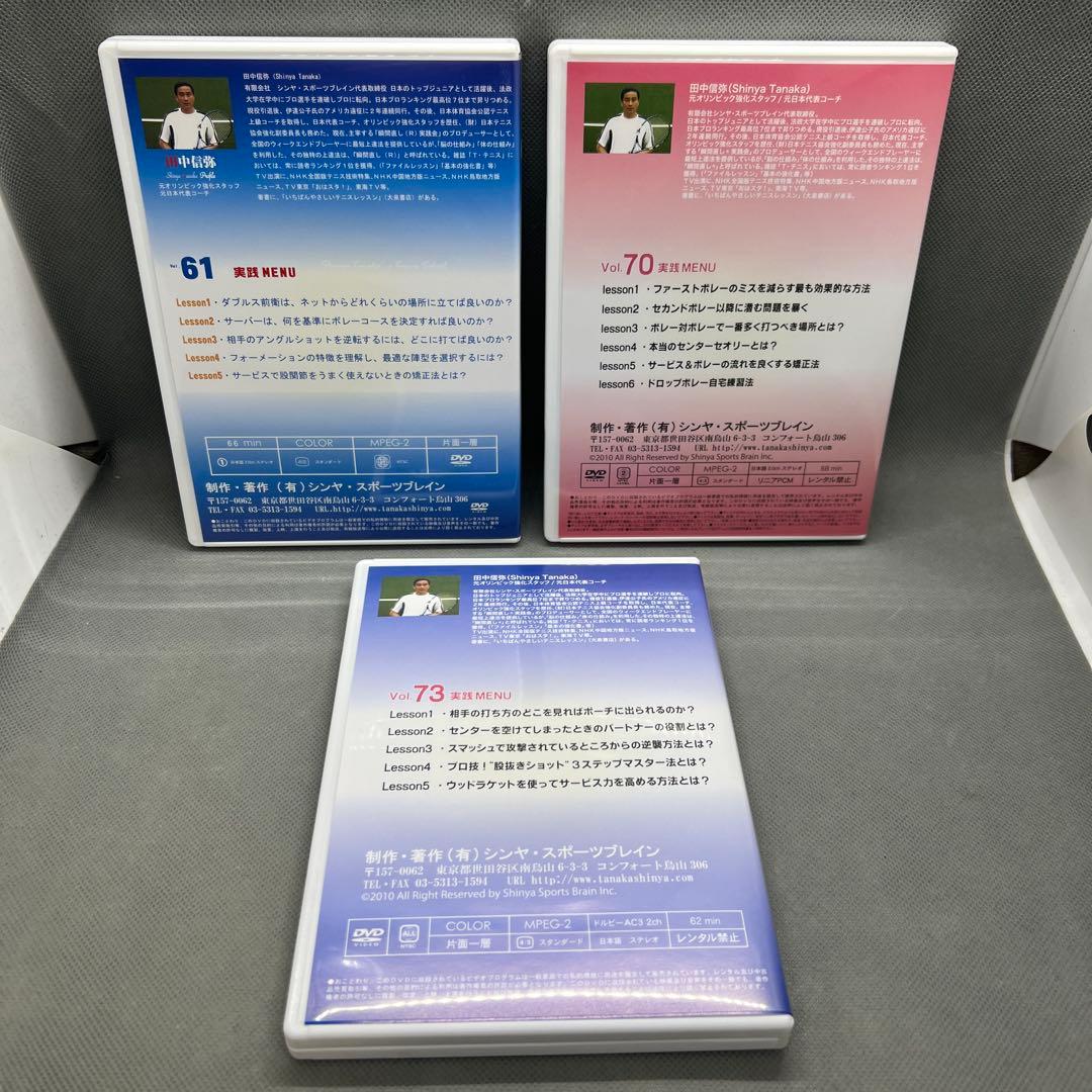 田中信弥 瞬間直し実践会 一番、王道のダブルス戦術 2〜4 DVD テニス