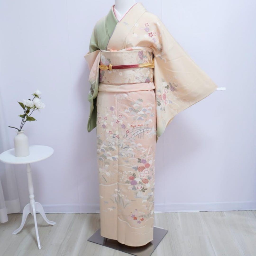 訪問着　4点フルセット 416七五三 お宮参り 卒業式　入学式　結婚式 訪問着フルセット4点 467七五三 お宮参り 卒業式 入学式 結婚式 - メルカリ