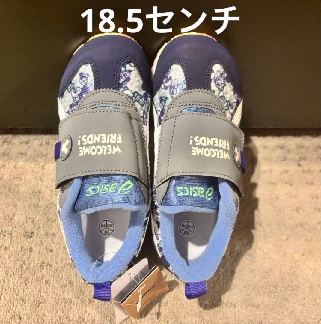 アシックス スクスク 18.5センチ ディズニー 未使用 靴 ミッキー