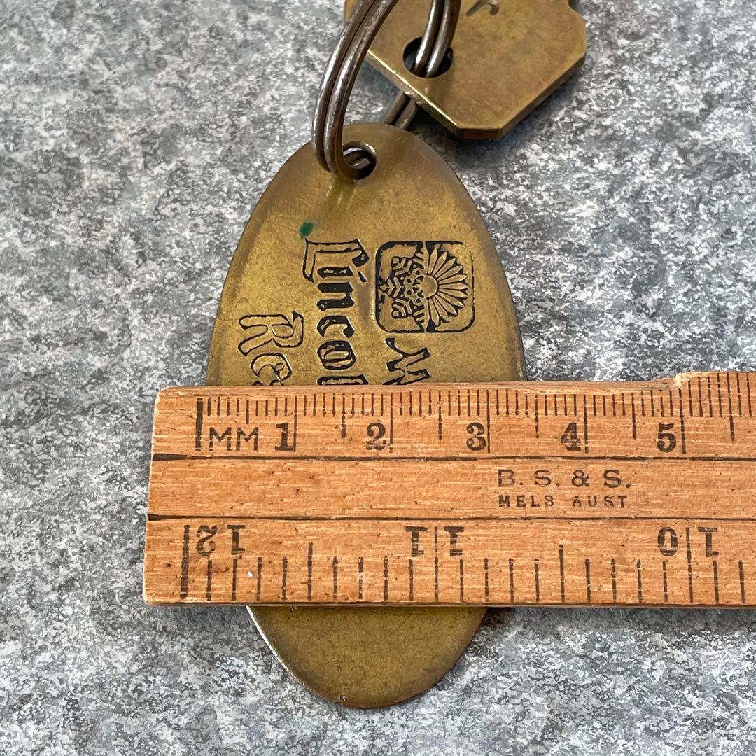 アメリカ製USAヴィンテージ モーテル ホテル キー 449 イリノイ